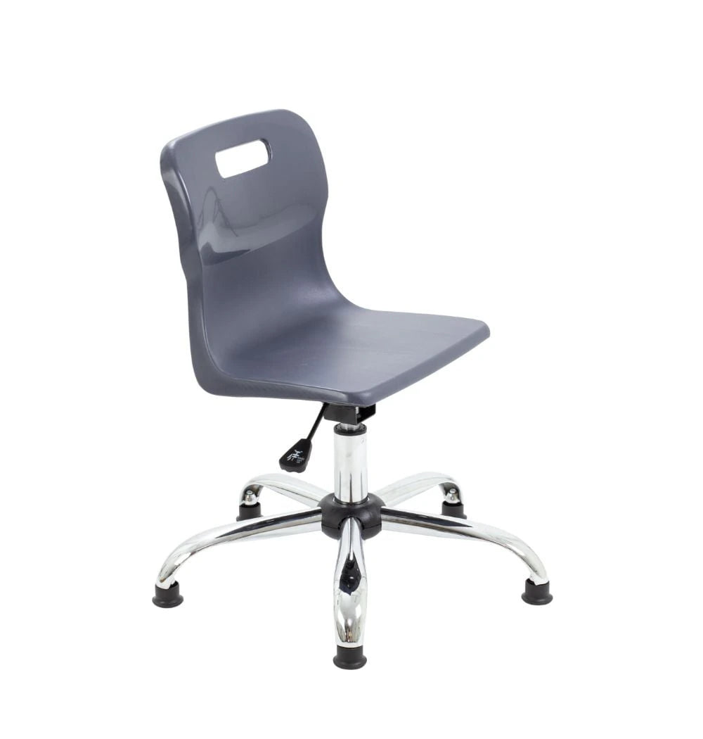 Titan Swivel Junior Chair with Chrome Base and Glides T30-CG 1