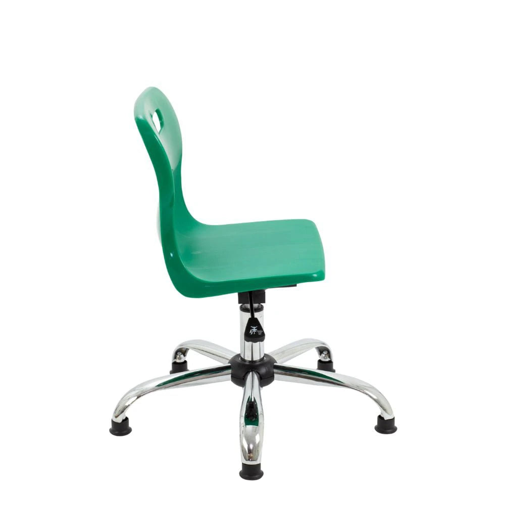 Titan Swivel Junior Chair with Chrome Base and Glides T30-GNG 4