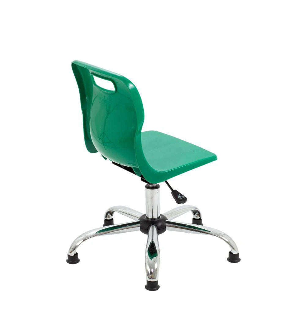 Titan Swivel Junior Chair with Chrome Base and Glides T30-GNG 5