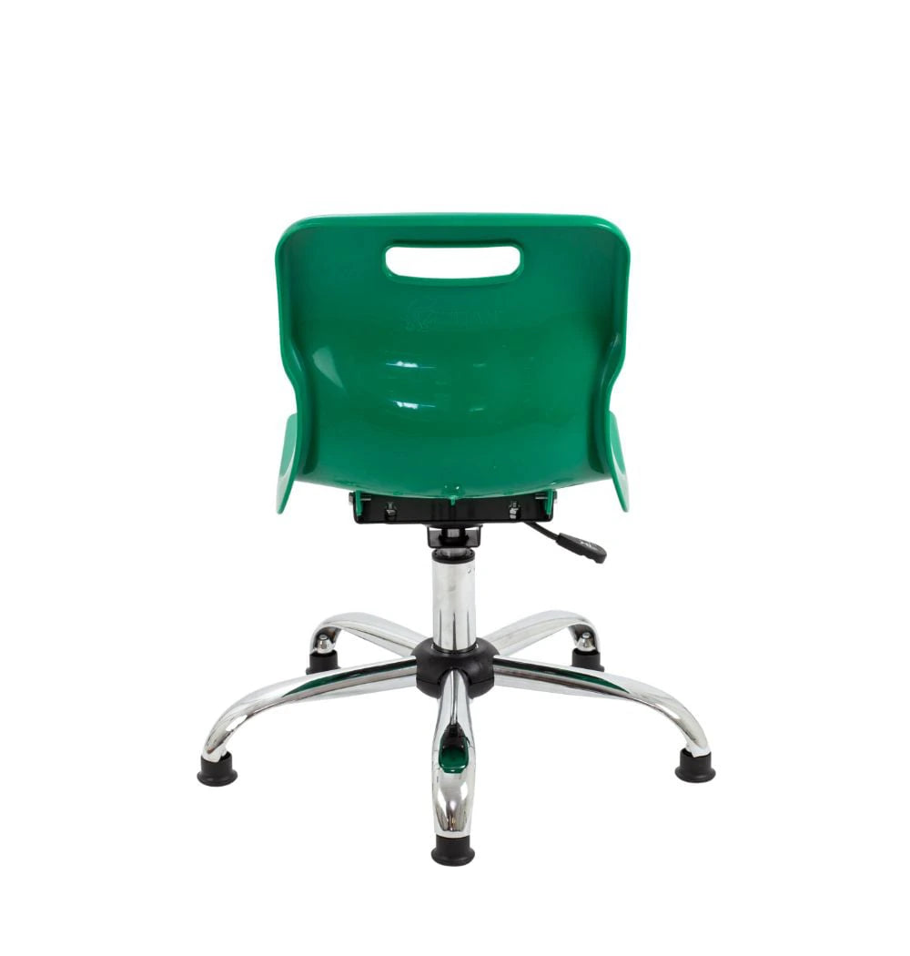 Titan Swivel Junior Chair with Chrome Base and Glides T30-GNG 6