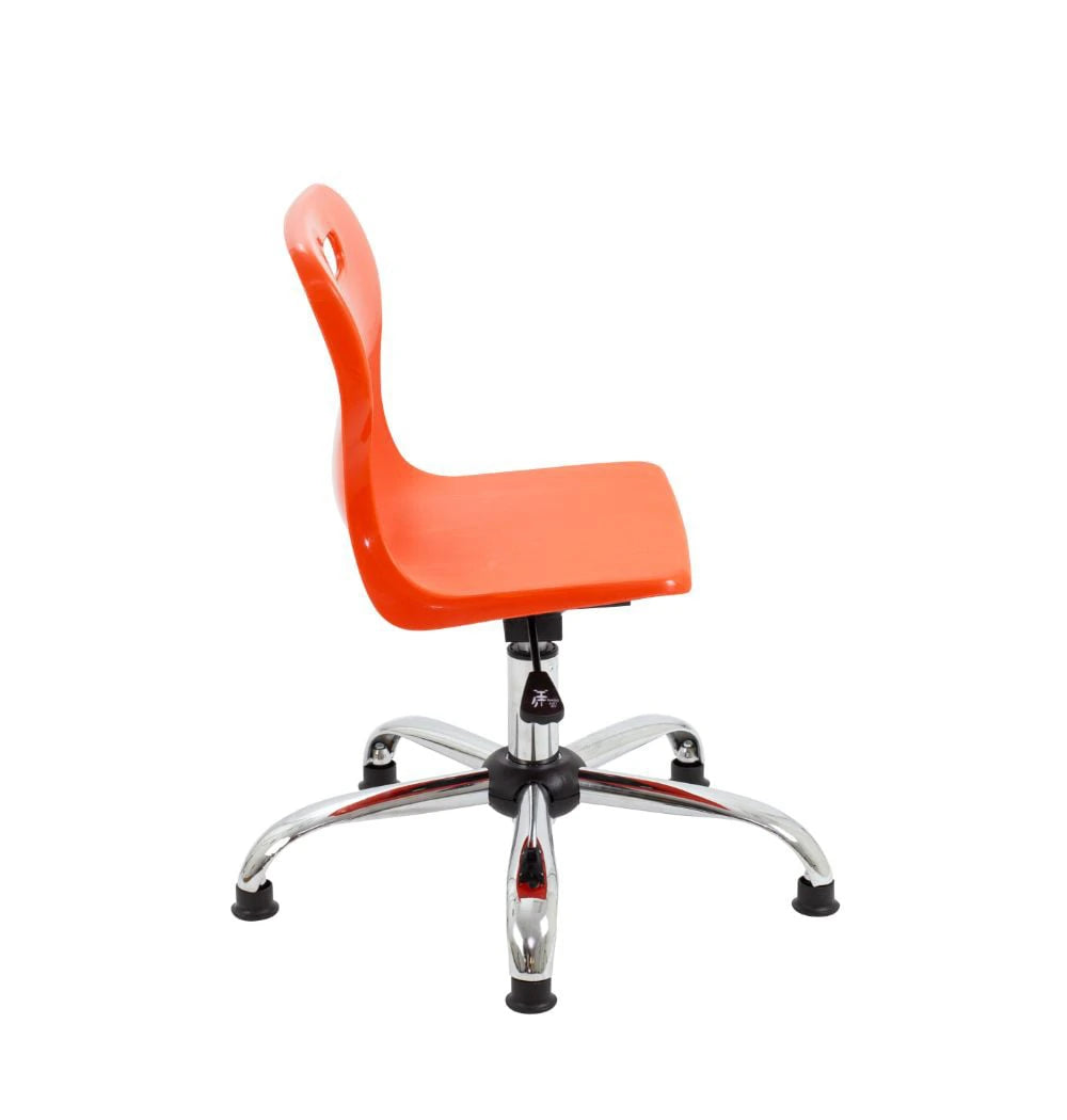 Titan Swivel Junior Chair with Chrome Base and Glides T30-OG 4