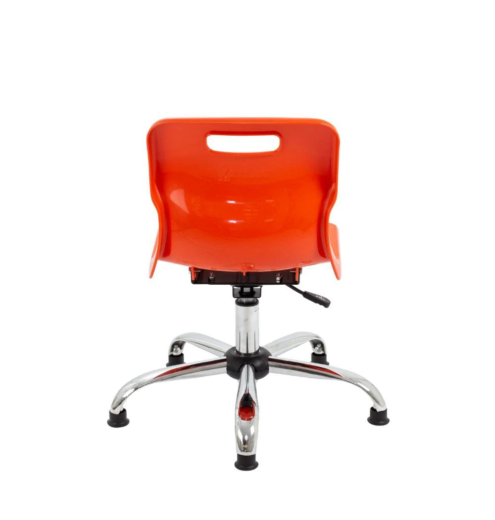 Titan Swivel Junior Chair with Chrome Base and Glides T30-OG 6