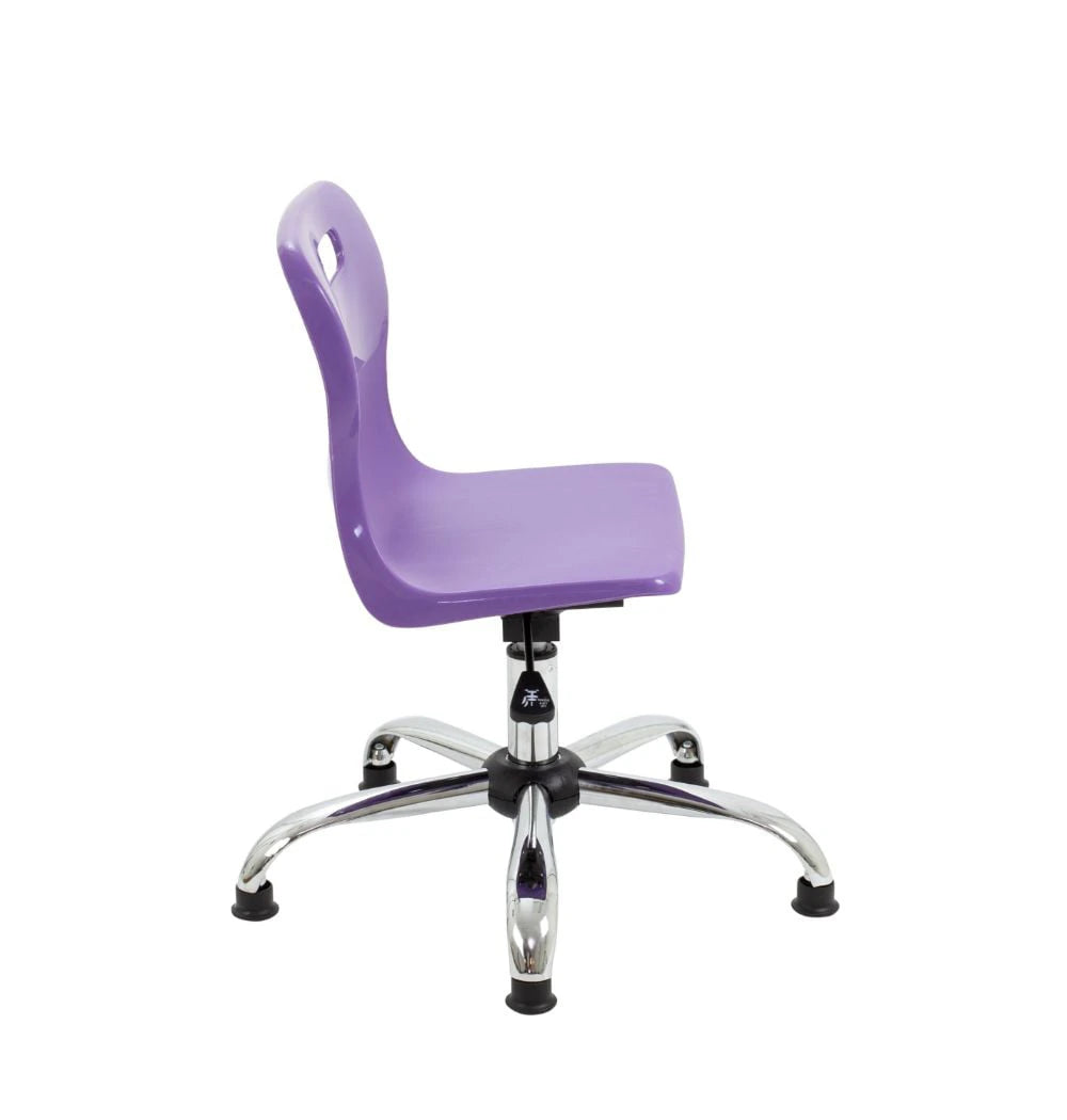 Titan Swivel Junior Chair with Chrome Base and Glides T30-PG 4