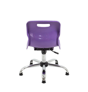 Titan Swivel Junior Chair with Chrome Base and Glides T30-PG 6