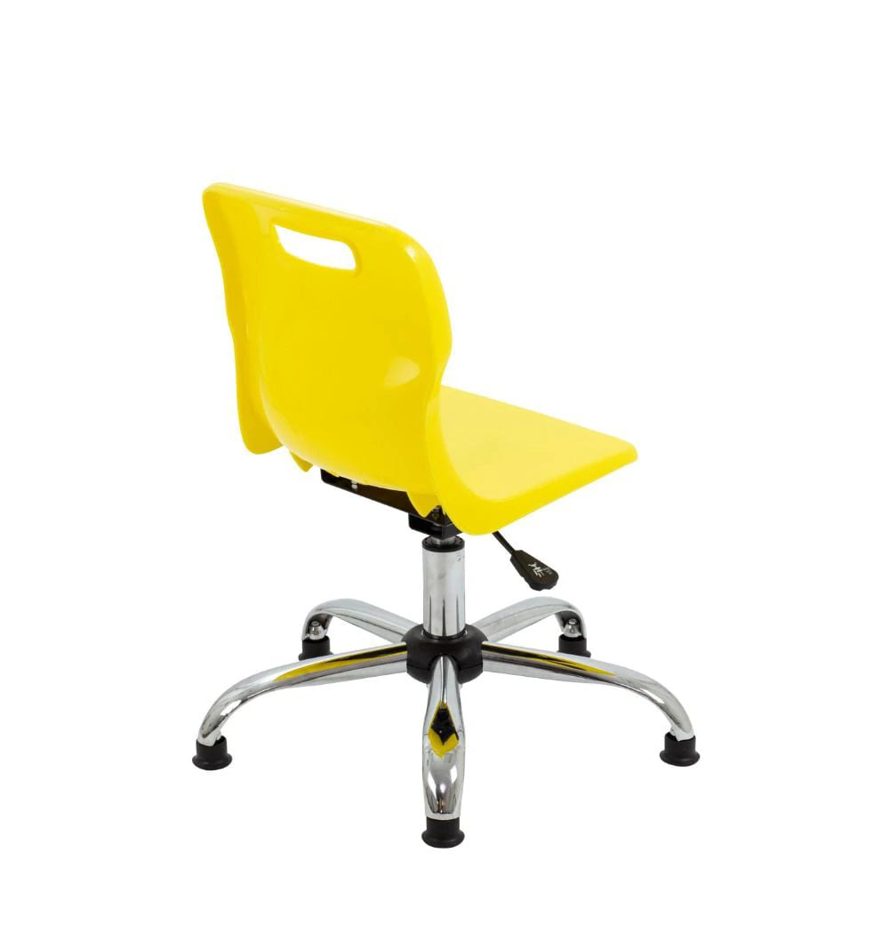 Titan Swivel Junior Chair with Chrome Base and Glides T30-YG 5