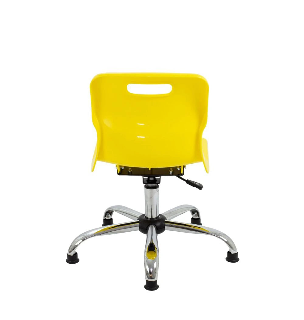 Titan Swivel Junior Chair with Chrome Base and Glides T30-YG 6