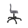 Titan Swivel Junior Chair with Plastic Base and Castors T30-C-BK 4
