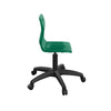 Titan Swivel Junior Chair with Plastic Base and Castors T30-GN-BK 4