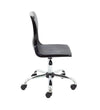 Titan Swivel Senior Chair with Chrome Base and Castors T35-BK 4