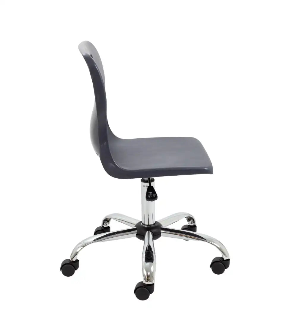 Titan Swivel Senior Chair with Chrome Base and Castors T35-C 4