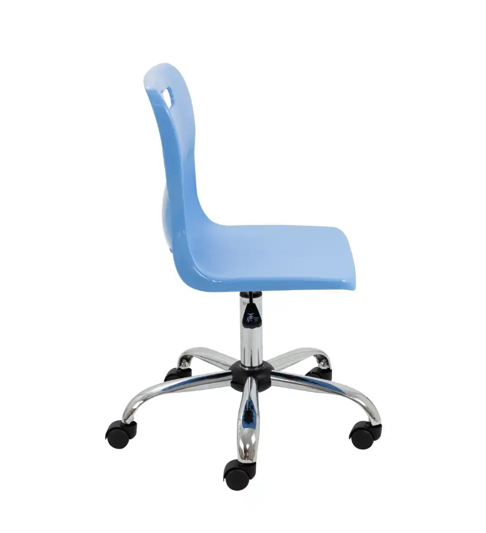 Titan Swivel Senior Chair with Chrome Base and Castors T35-CB 4