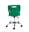 Titan Swivel Senior Chair with Chrome Base and Castors T35-GN 6