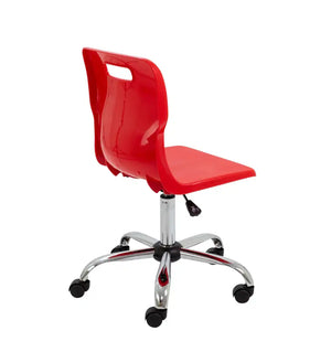 Titan Swivel Senior Chair with Chrome Base and Castors T35-R 5