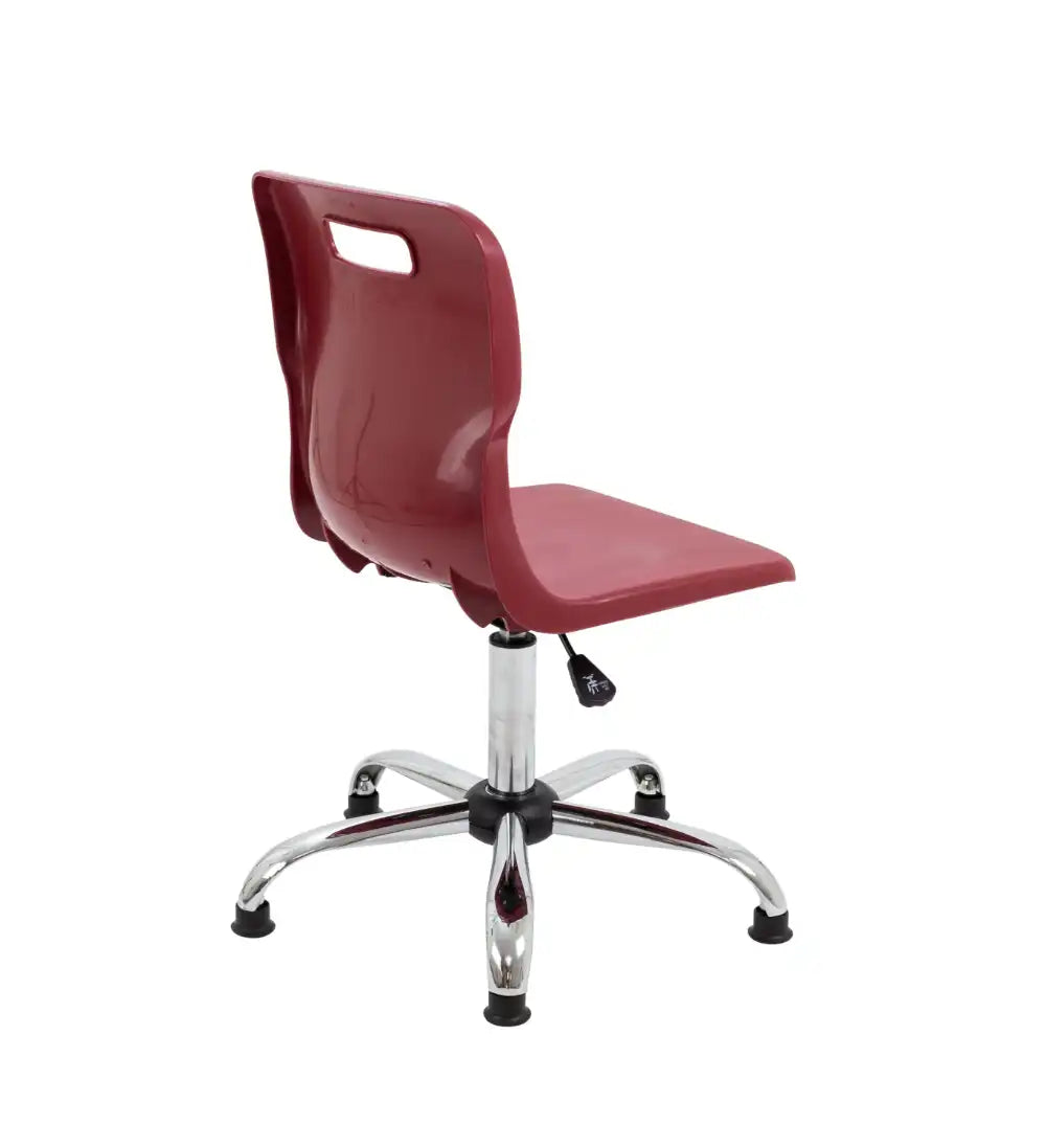 Titan Swivel Senior Chair with Chrome Base and Glides T35-BUG 5