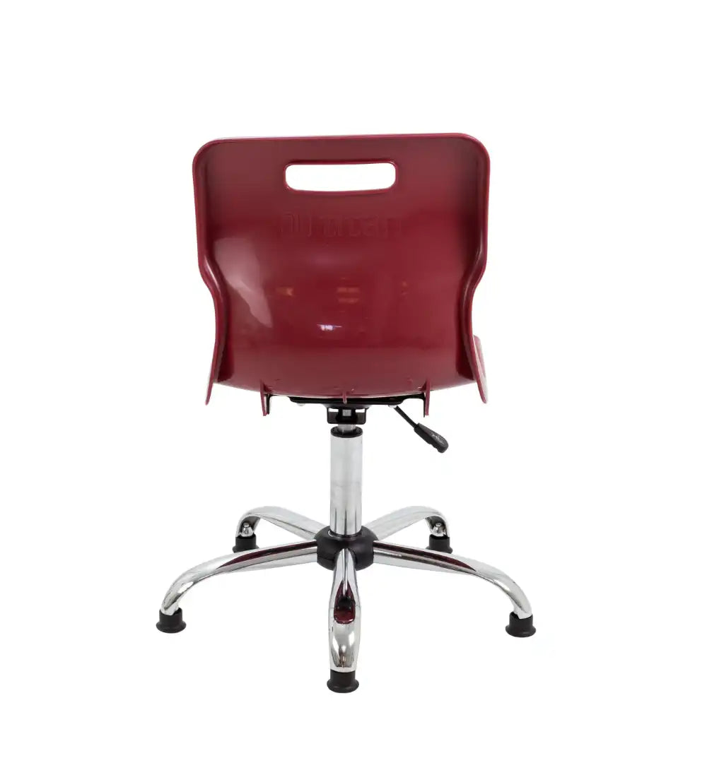 Titan Swivel Senior Chair with Chrome Base and Glides T35-BUG 6