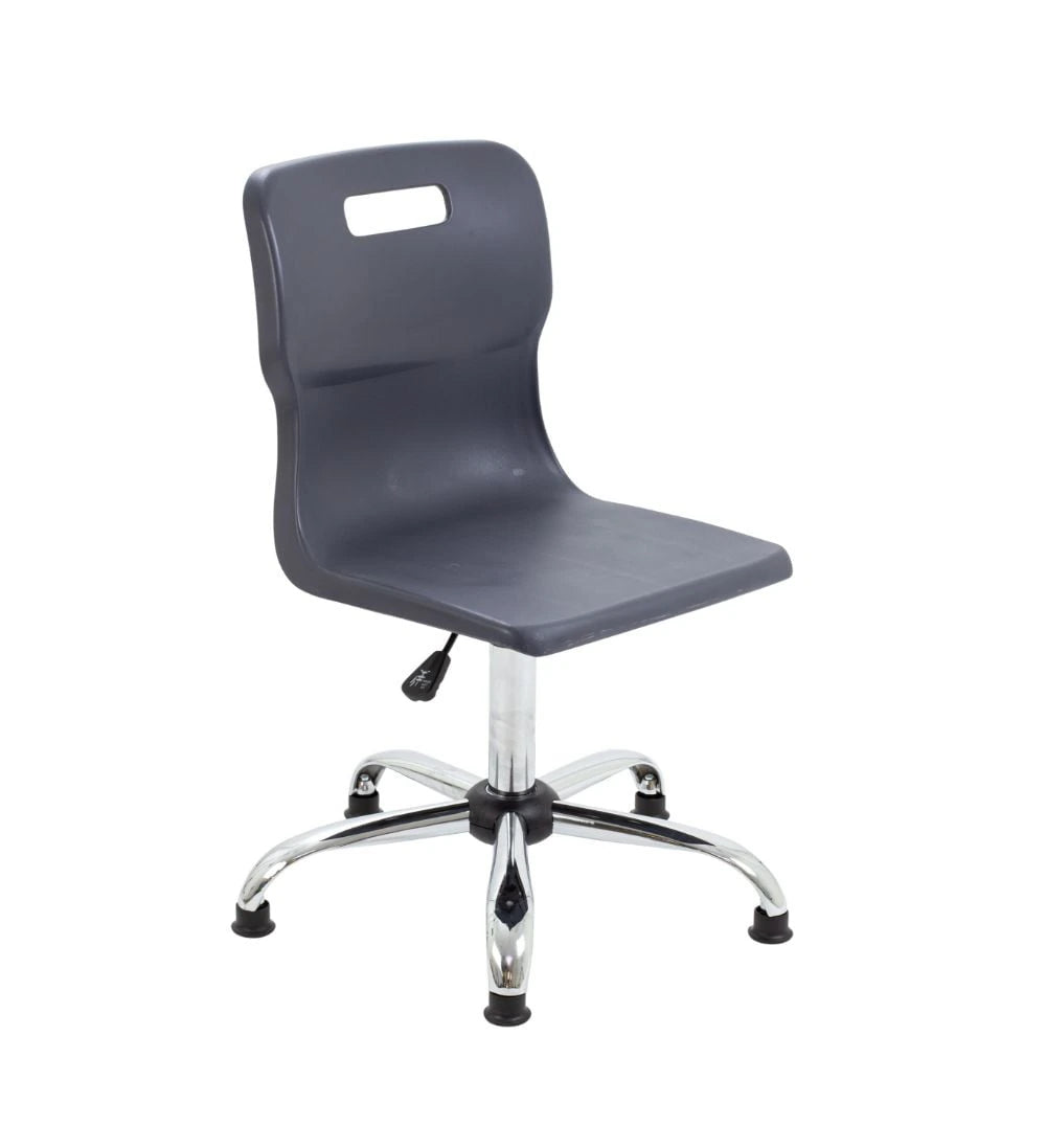 Titan Swivel Senior Chair with Chrome Base and Glides T35-CG 1