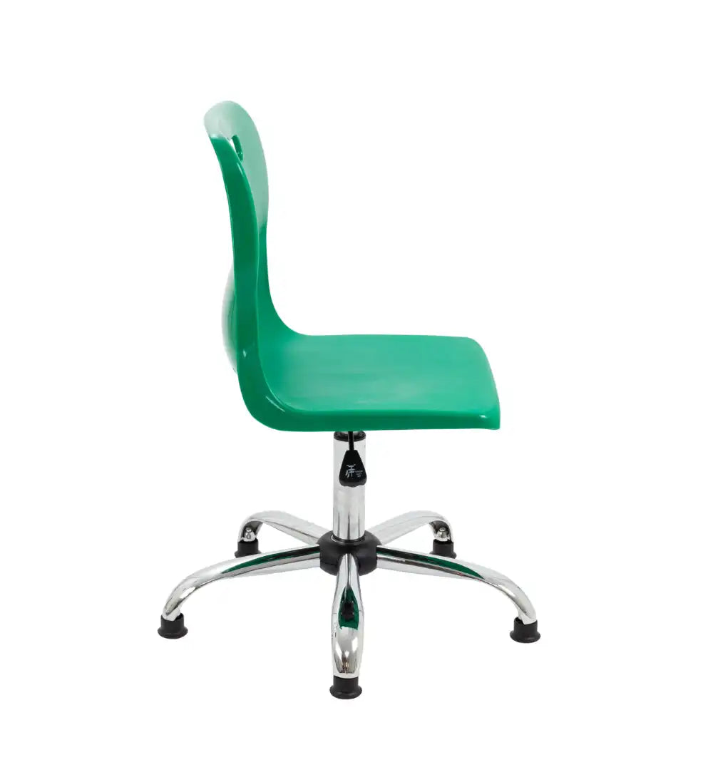 Titan Swivel Senior Chair with Chrome Base and Glides T35-GNG 4