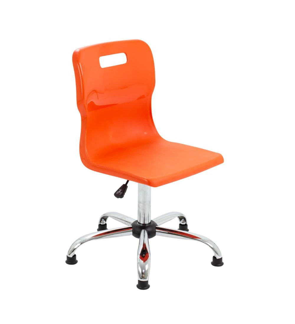 Titan Swivel Senior Chair with Chrome Base and Glides T35-OG 1