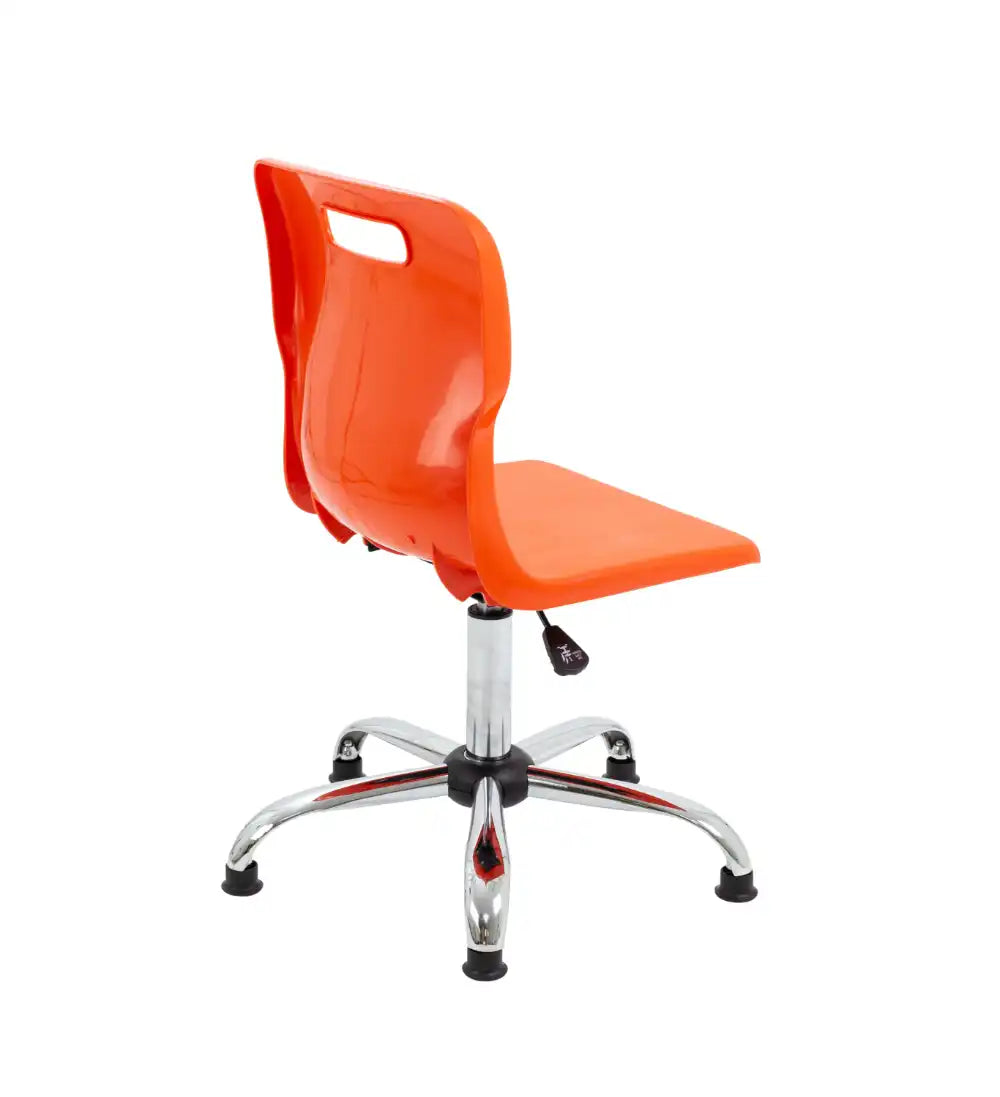 Titan Swivel Senior Chair with Chrome Base and Glides T35-OG 5