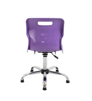Titan Swivel Senior Chair with Chrome Base and Glides T35-PG 6