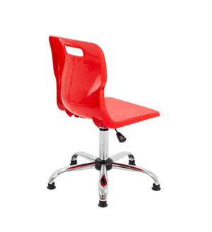 Titan Swivel Senior Chair with Chrome Base and Glides T35-RG 5