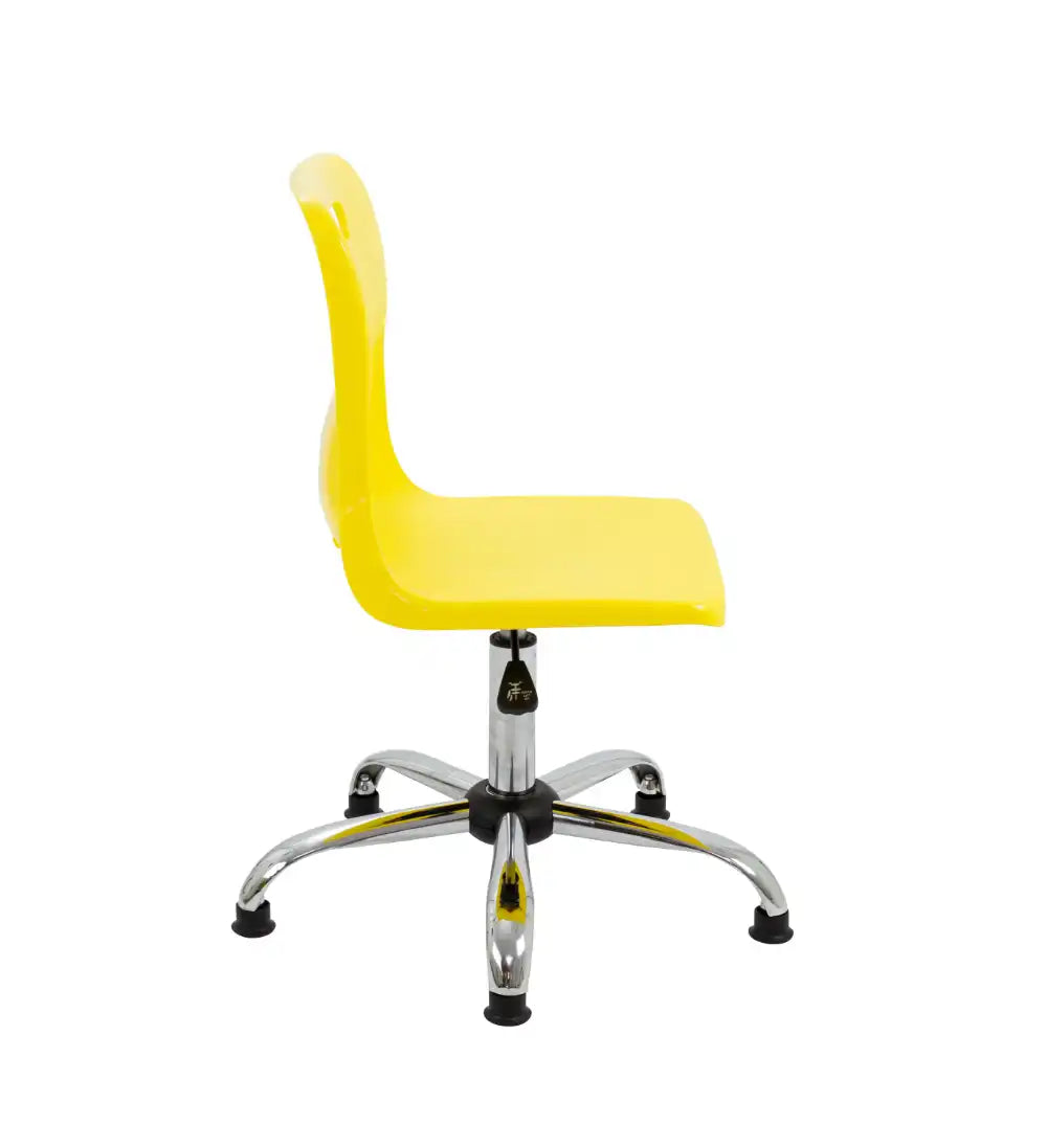 Titan Swivel Senior Chair with Chrome Base and Glides T35-YG 4