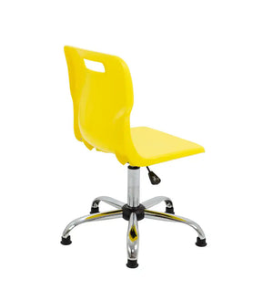 Titan Swivel Senior Chair with Chrome Base and Glides T35-YG 5