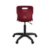 Titan Swivel Senior Chair with Plastic Base and Castors T35-BU-BK 6