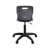 Titan Swivel Senior Chair with Plastic Base and Castors T35-C-BK 6