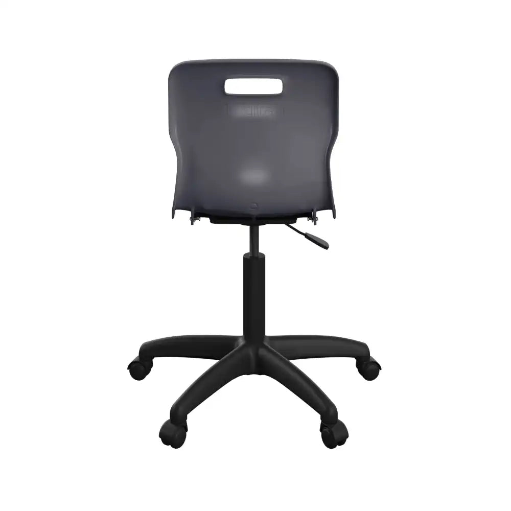 Titan Swivel Senior Chair with Plastic Base and Castors T35-C-BK 6