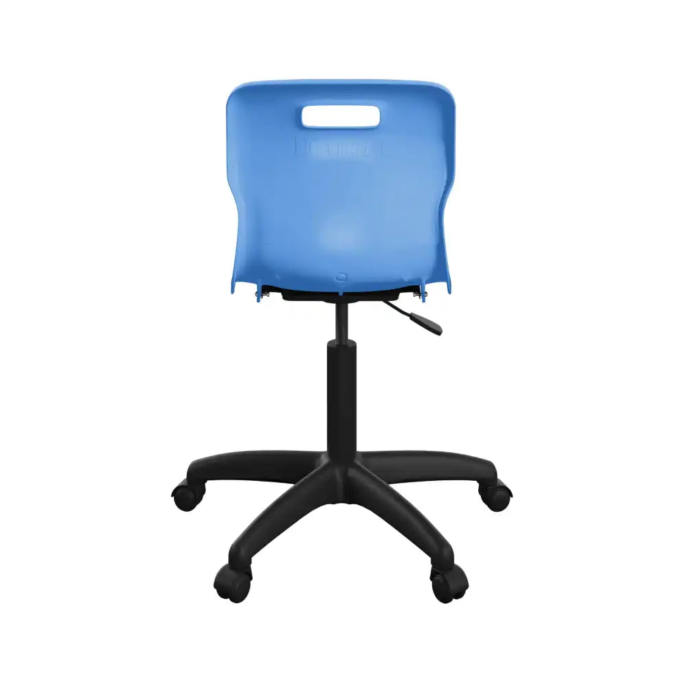 Titan Swivel Senior Chair with Plastic Base and Castors T35-CB-BK 6