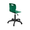Titan Swivel Senior Chair with Plastic Base and Castors T35-GN-BK 5