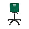 Titan Swivel Senior Chair with Plastic Base and Castors T35-GN-BK 6