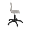 Titan Swivel Senior Chair with Plastic Base and Castors T35-GR-BK 4