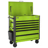 Tool Trolley 6 Drawer - Green