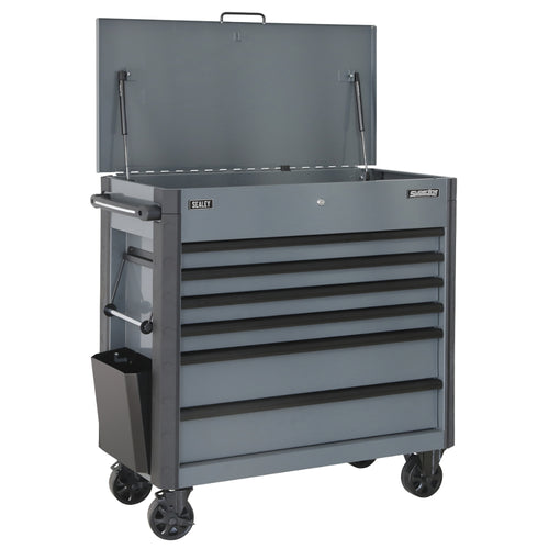 Tool Trolley 6 Drawer - Grey