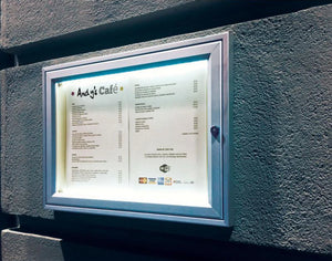 Traditional Outdoor Notice Door 6 in Outdoor Setting