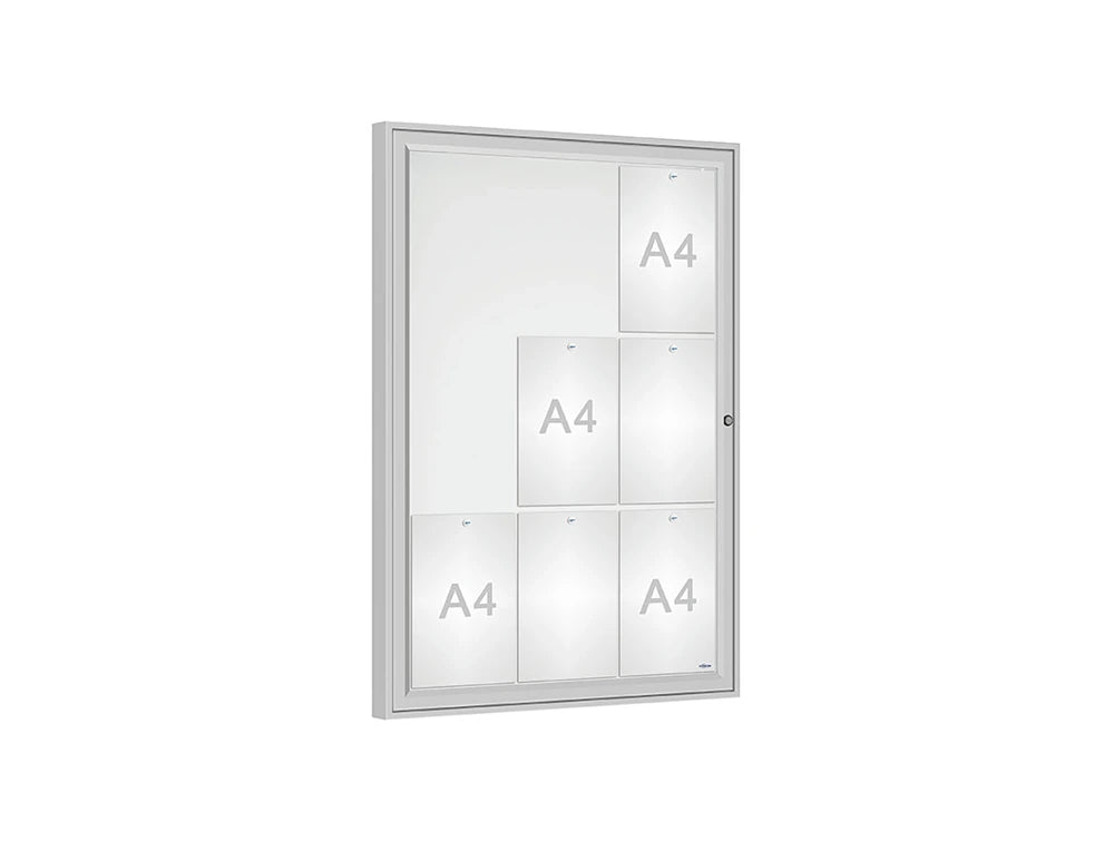 Traditional Outdoor Notice Board - 9 A4 in One Frame