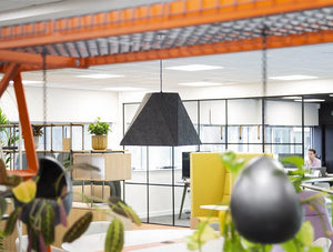 Trapeze Light 2 In Office Setting