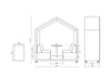 Treehouse 2 Person Open Meeting Pod Dimensions