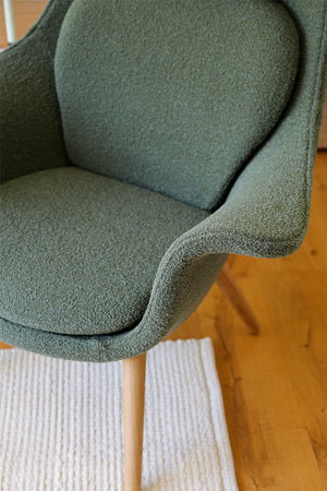 Trost High Back Lounge Armchair Detail Armrests