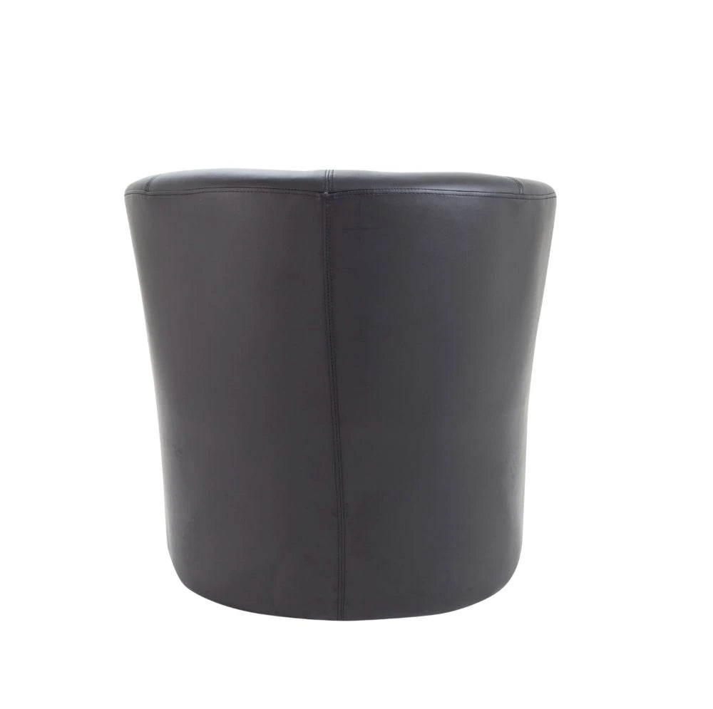 Tub Armchair Black 5