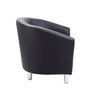 Tub Armchair with Metal Feet OF2201BKML 4