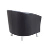 Tub Armchair with Metal Feet OF2201BKML 5