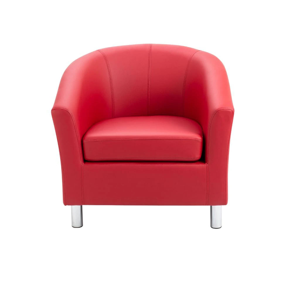 Tub Armchair with Metal Feet OF2201RDML 3