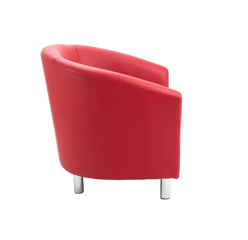 Tub Armchair with Metal Feet OF2201RDML 4
