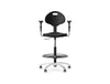 Tulip Height Adjustable Swivel Chair Stool