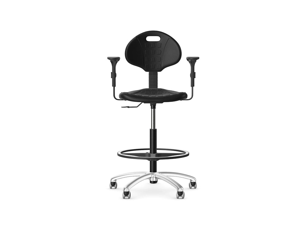 Tulip Height Adjustable Swivel Chair Stool