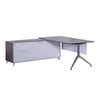 Two Drawer Executive Filing Cabinet in Anthracite file bars included 2
