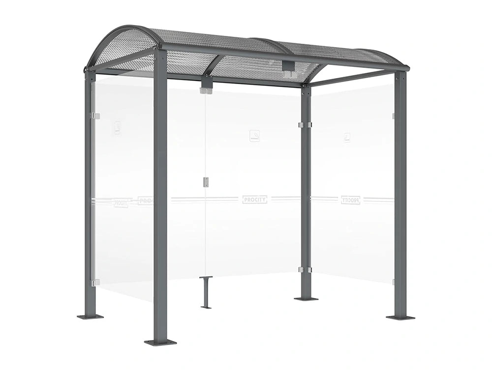 UK Compliant Voute Smoking Shelter - Dome Roof